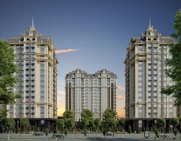 купить квартиру в рассрочку бишкек: 2 комнаты, 81 м², Элитка, 7 этаж, ПСО (под самоотделку) — 4