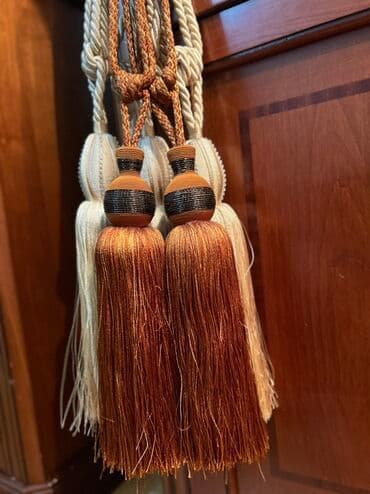 детская краватка: Декоративные подхваты для штор с кистями (набор) 6 штук, брали с — 13