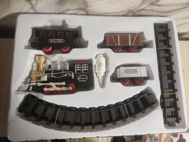 детский машина электрический: Игрушка поезд с дорогой на батарейках — 4