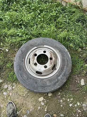 Колеса в сборе 195 / 65 / R 16, Лето, Б/у, Запаска, Легкий коммерческий транспорт (C/LT), Железные, отверстий - 5