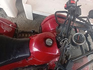 тандем гурзовой: Квадроцикл утилитарного типа, красный, полноразмерная рама — 4