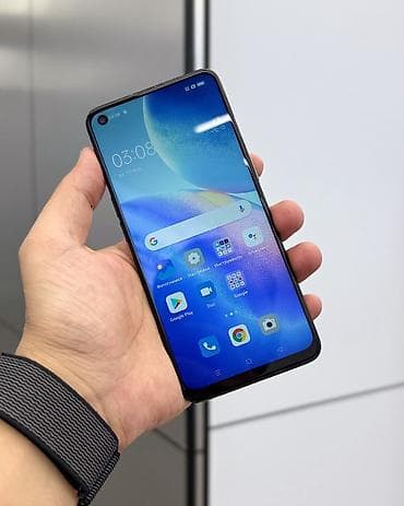Техника и электроника: Oppo Reno5 4G, Б/у, 128 ГБ, цвет - Черный, В рассрочку, 2 SIM — 2