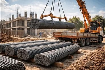 Арматура: Арматура, Сталь, Для фундамента, Оптом, Новый, Бесплатная доставка, Бесплатный выезд, Резка — 2