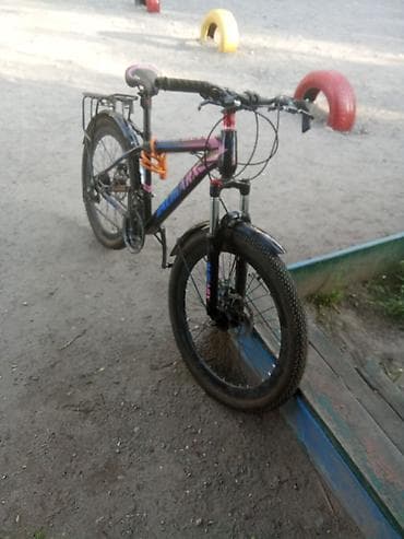 sador diska: Горный велосипед с дополнительным оснащением. - Колеса 26" с широкими — 1