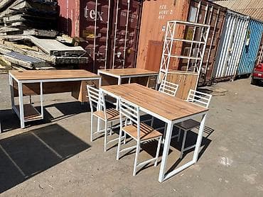 small table: Садовый мебель комплект. Каркас металлический квадратная труба 40х40 — 10