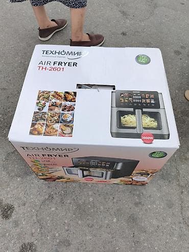 deepcool da: Аэрофритюрница ТЕХНОМИР TH-2601 - Мощность: 3000 Вт - Два независимых — 1