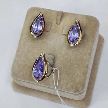 свадебные платья оптом бишкек: Набор украшений, Проба 925, Женские, Новый — 1