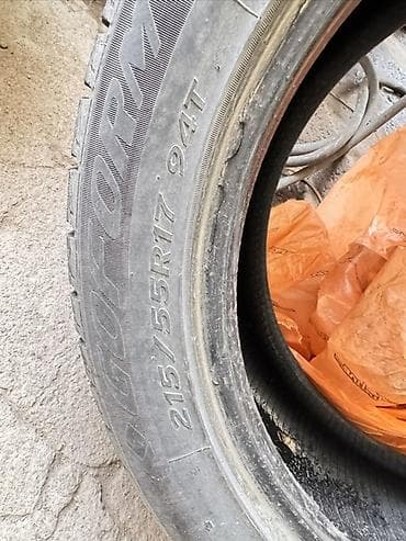 bmw r16: Зимние шины 215/55 R17 94T, комплект из 3шт. Всего 4штуки но одно брак — 1