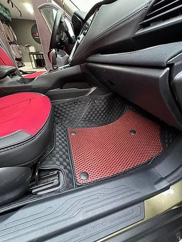 Төшөмөлдөр: 5D Эко булгаары Төшөмөлдөр Салон үчүн Subaru, түсү - Кара — 7