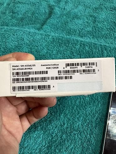 Samsung Galaxy A55, 128 ГБ, цвет - Голубой, 2 SIM