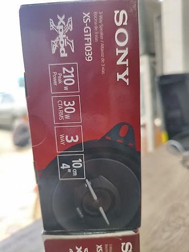2 моно: Акустические автомобильные колонки Sony Xplod XS-GTF1039 - Тип — 4