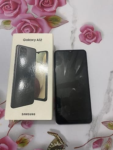 самсунг а21 с: Samsung Galaxy A12, Б/у, 64 ГБ, цвет - Черный — 1