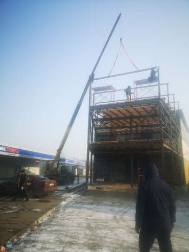 прайс лист на строительные работы бишкек 2025: Кран | Стрела 21 м 5 т | Борт 5 кг — 3