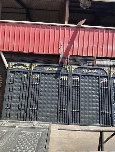 Распашные ворота: Кованные металлические ворота и калитки под заказ. - Материал: сталь — 5