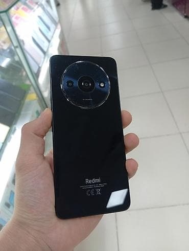 2din android: Redmi, Redmi A3, Б/у, цвет - Черный, 2 SIM — 1