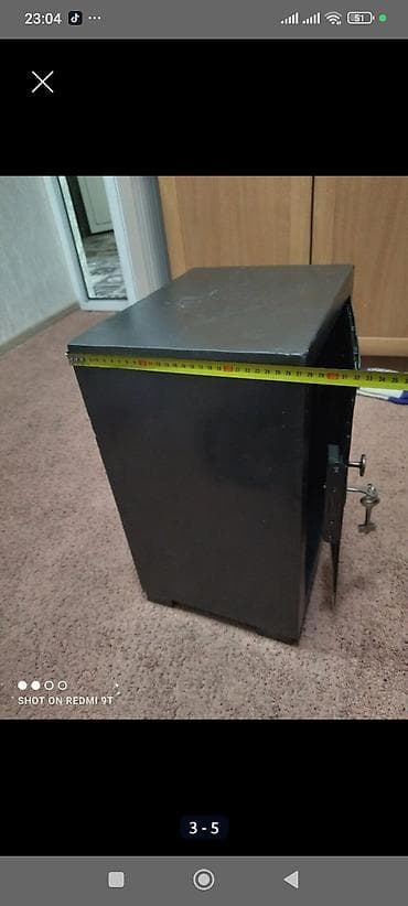 сейф для денег цена: Сейфтер сатылат металический краскаланган. размеры от 50см до 75 см — 3