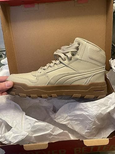 Женская обувь: Мужские кроссовки, 41, Puma, Новый, цвет - Бежевый — 3