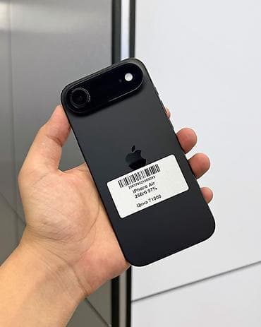 redmi note 10a: IPhone Air, Б/у, 256 ГБ, Black Titanium, Защитное стекло, Чехол, Кабель, В рассрочку, 97 % — 3