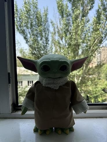 растовые куклы: Фигурка/кукла «Малыш Йода» (Грогу) из Star Wars - Высота: 28 см - — 2