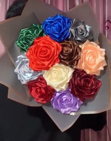 что подарить девушке: 🌸 Букеты из атласных лент — красота, которая не увянет! 🌸 БИШКЕК|КАНТ — 2