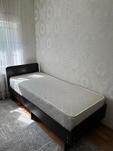 Эмерек: Бир кишилик керебет, Матрасы бар, узуну - 200 см — 1