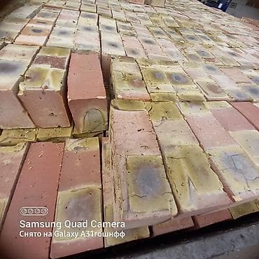 матовый: Полнотелый, таблетка, Жженый кирпич, Полублок, 250×120×90 — 1