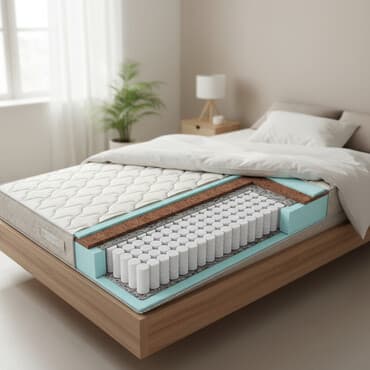 Ортопедический матрас COCOSPRING ✔ Комбинированная жесткость — с одной