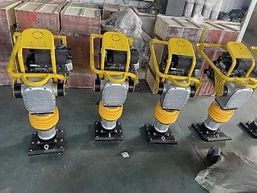 трамблер: Бензиновый вибротрамбовщик (трамбовка-«лягушка») для уплотнения грунта — 1