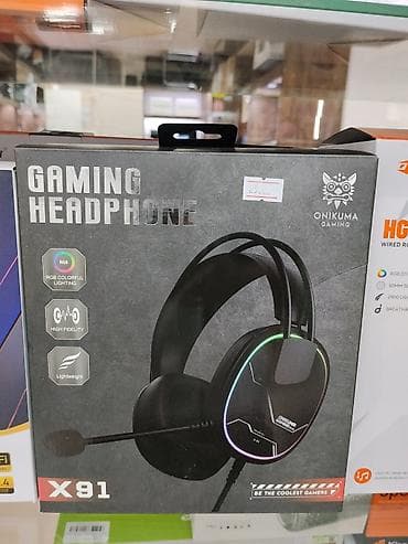 logitech g305: Игровая гарнитура Onikuma X91 - Проводная гарнитура для ПК/консолей - — 1