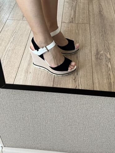 обувь кант: Босоножки, 41, Kentro, Новый, цвет - Белый, Самовывоз — 4