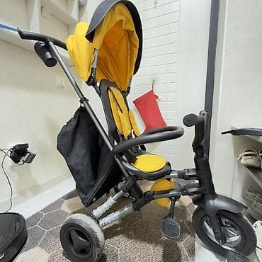 team terzo: Детский трехколесный велосипед-каталка QPlay (серия S700), желтый — 5