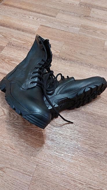 туфли военные: Берцы новые/армейские летние (весна, осень) ботинки черные, размер 44 — 1