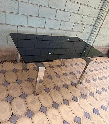 coffee table: Стол трансформер Для зала, Раскладной стол, Длина, см: 160–180 см, цвет - Черный — 7