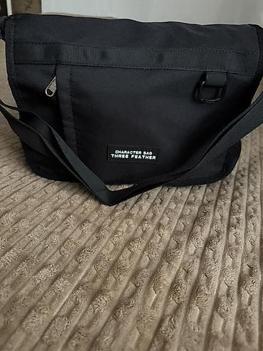 сумки женские джинсовые: Классическая сумка, Материал: Полиэстер, Регулируемый ремень, Унисекс — 1