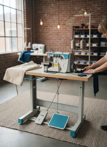 Швейная машина Jack, Оверлок, Полуавтомат