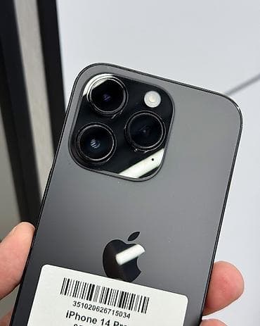 roboclean pro: IPhone 14 Pro, Б/у, 256 ГБ, Jet Black, Защитное стекло, Чехол, В рассрочку, 92 % — 4