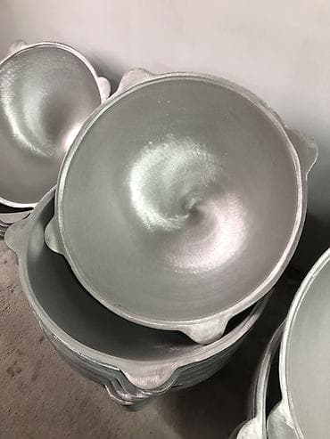 Посуда: Казан алюминиевый для плова/жарки - Материал: пищевой литой алюминий — 2