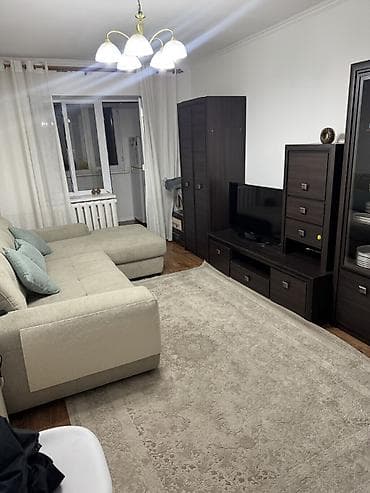 посуточный квартира токмок: 2 комнаты, Агентство недвижимости, Без подселения, С мебелью полностью — 1