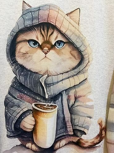 женская кофта летучая мышь: Свитшот, С надписью, Все размеры — 2