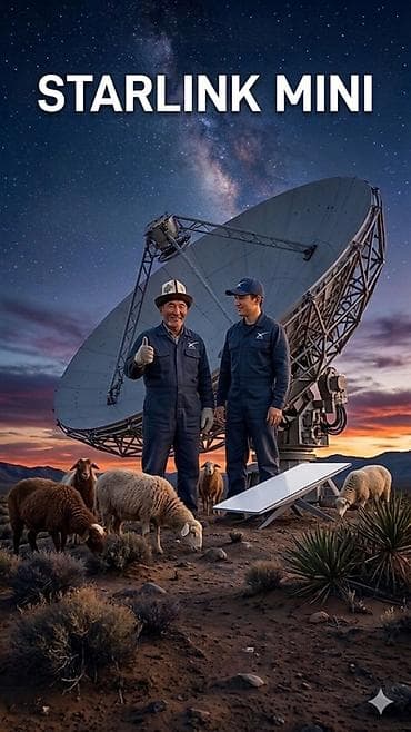 hd box: Starlink Mini — комплект для спутникового интернета - Мобильный — 3