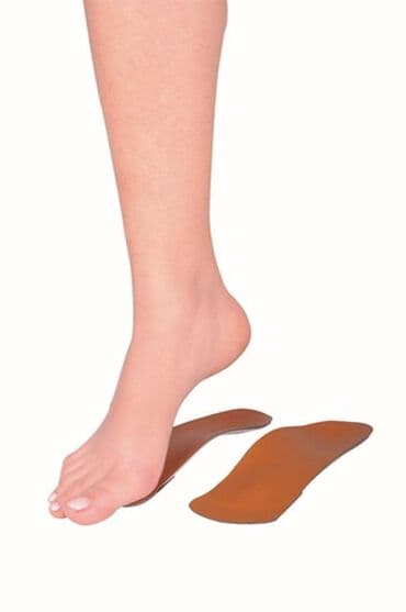 Глюкометрлер: Ортопедические стельки кожаные супинатор железный прочный под — 1