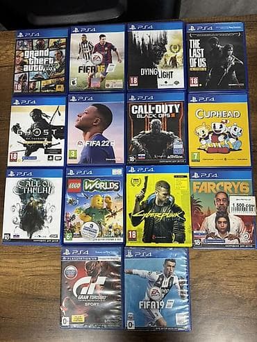Продажа набора игр для PlayStation 4 (коробочные издания, русские
