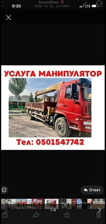 Стрела 20 м, 8 т, Борт 10 кг