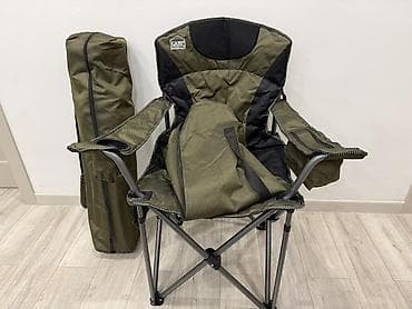 форе: Походный складной стул, Новый, Другой материал, цвет - Зеленый — 1