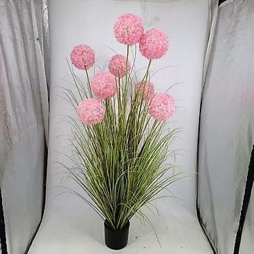 Искусственное декоративное растение в горшке. - Состав: высокая