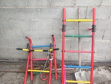 pole: Детский спортивный комплекс (разборный) - Металлическая конструкция с — 1