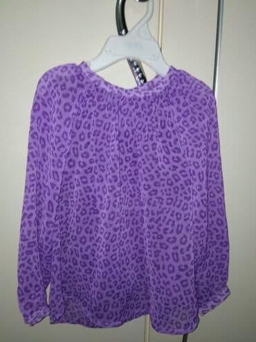 красный пиджак: Рубашка, цвет - Фиолетовый, Новый — 1