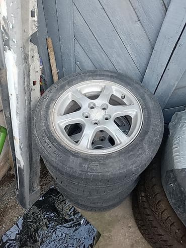 диски для субару: Колеса в сборе 195 / 65 / R 15, Лето, Б/у, Комплект, Легковые, Литые, отверстий - 5 — 1