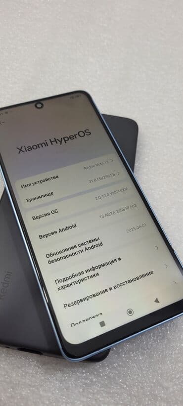redmi 11 note: Redmi, Redmi Note 13, Колдонулган, 256 ГБ, түсү - Көгүлтүр, 2 SIM — 6