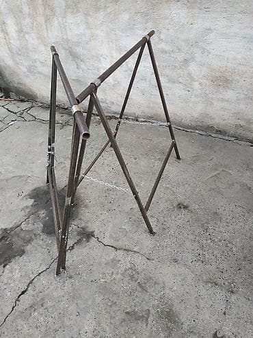 бышты ат: Козлы металлические складные, усиленные (пара) Пара складных — 4